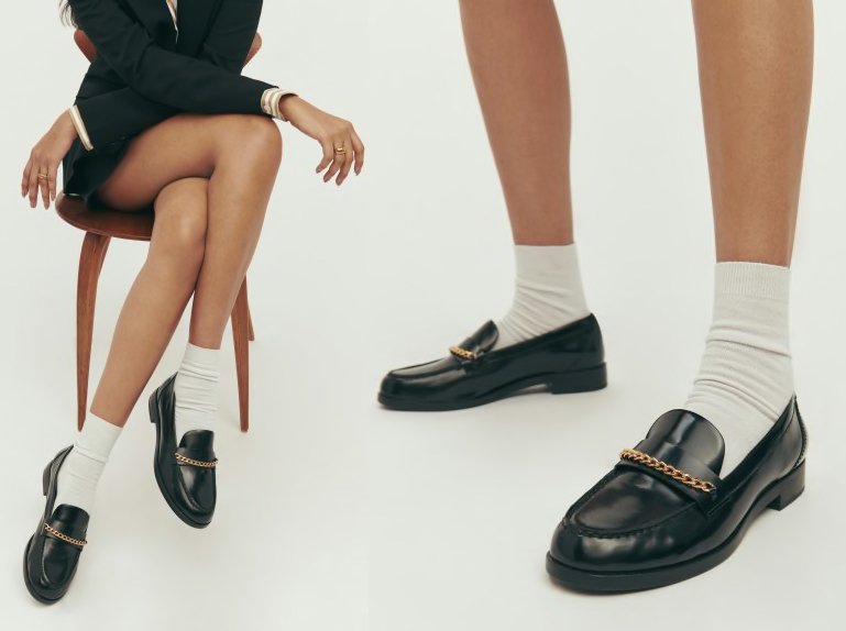 Reformation-Adina-Chain-Loafers